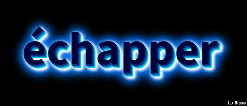 échapper Effet de texte