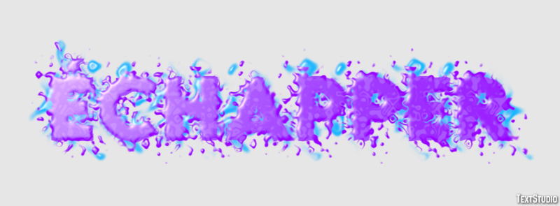 échapper Effet de texte