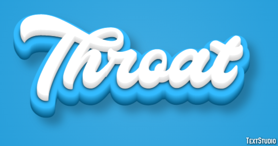 Throat Text Effect