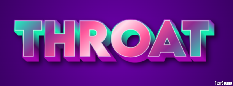 Throat Text Effect
