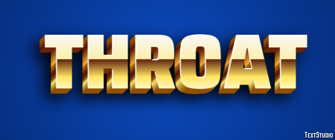 Throat Text Effect