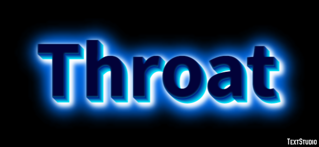 Throat Text Effect