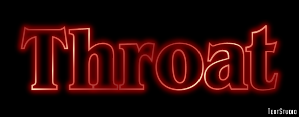 Throat Text Effect