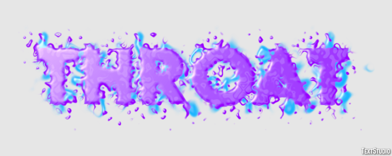 Throat Text Effect