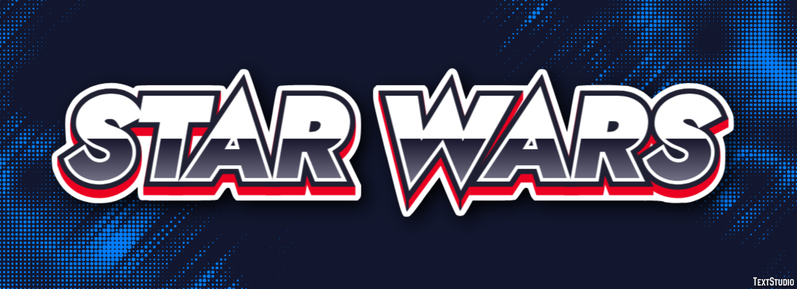 Star Wars Text effect