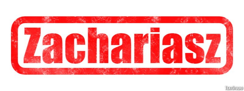 Zachariasz Texteffekt
