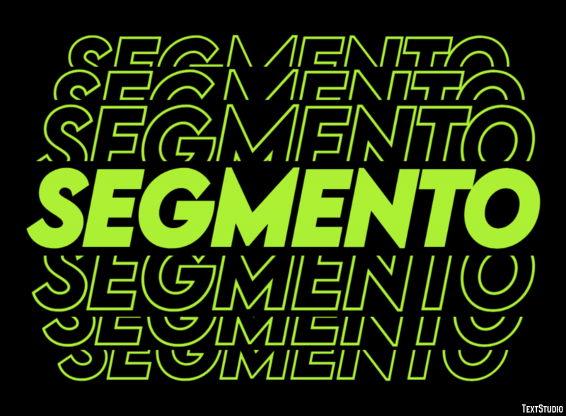 Segmento テキスト効果