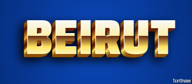 Beirut Text effect