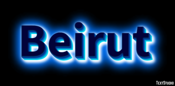 Beirut Text effect