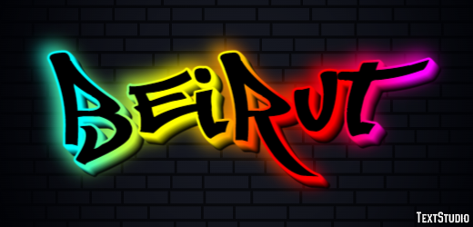 Beirut Text effect