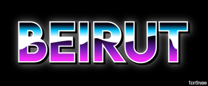 Beirut Text effect