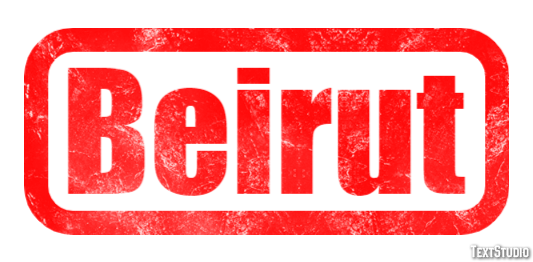 Beirut Text effect