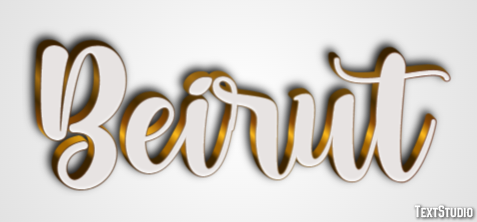 Beirut Text effect