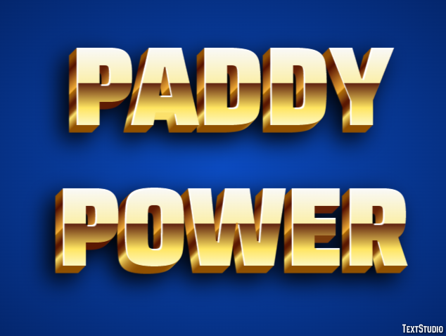 Paddy Power Efekt tekstowy