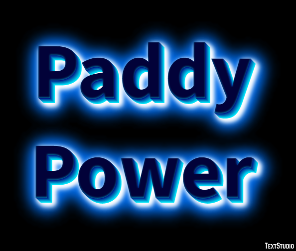 Paddy Power Efeito de texto