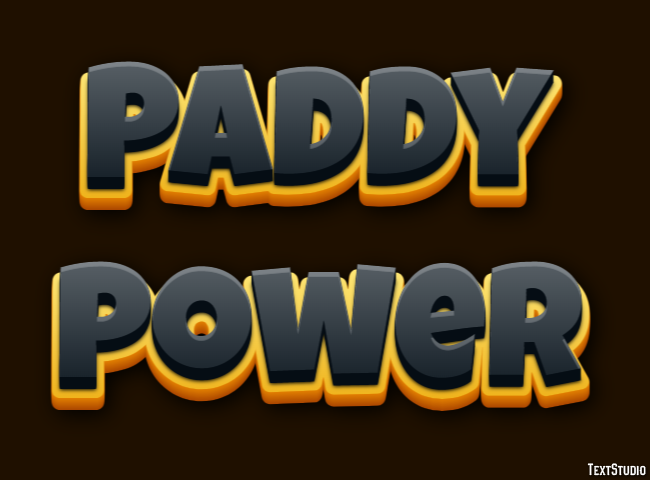 Paddy Power Texteffekt