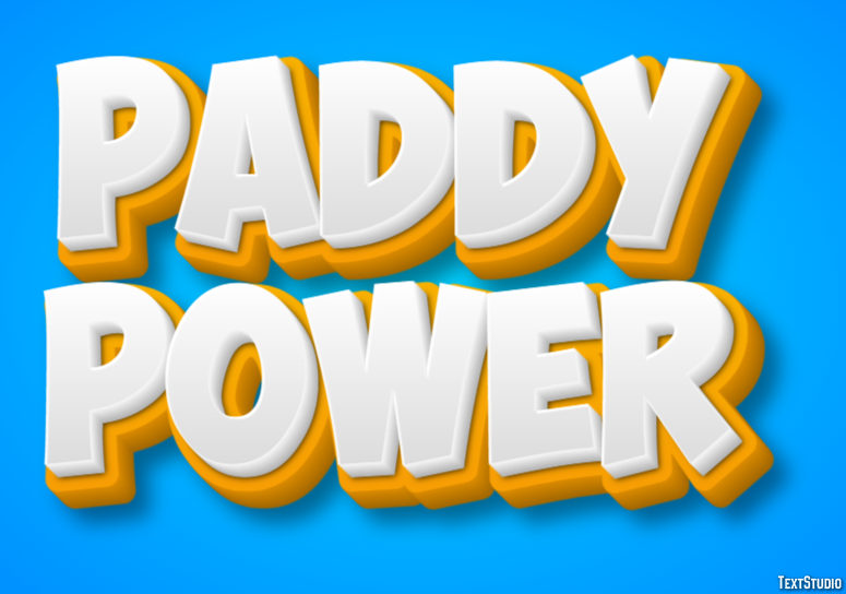 Paddy Power Efekt tekstowy