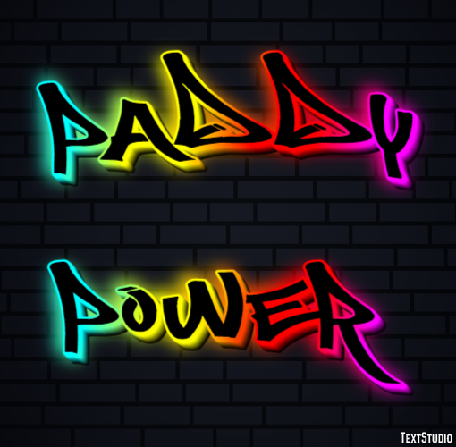 Paddy Power Efekt tekstowy