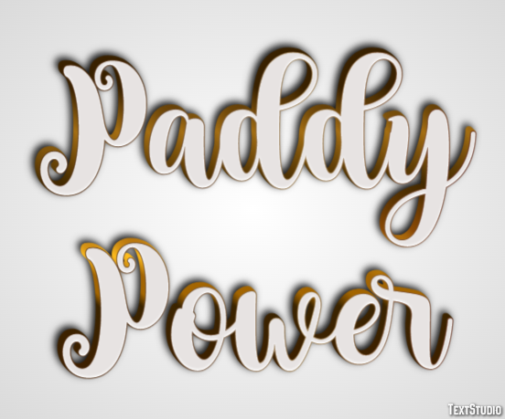 Paddy Power Efekt tekstowy