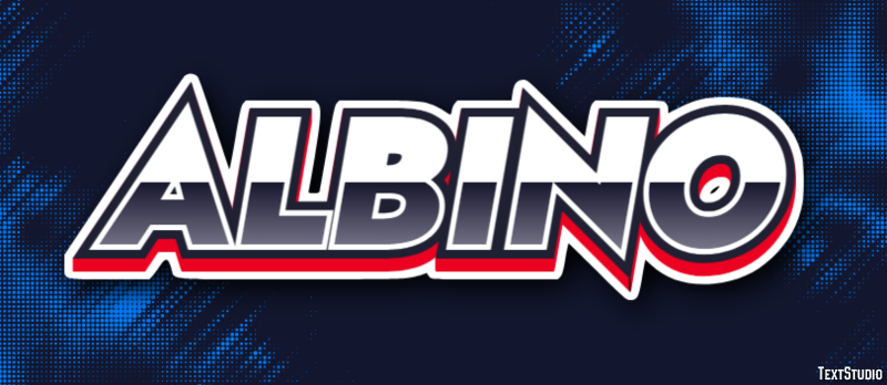 Albino Text Effect