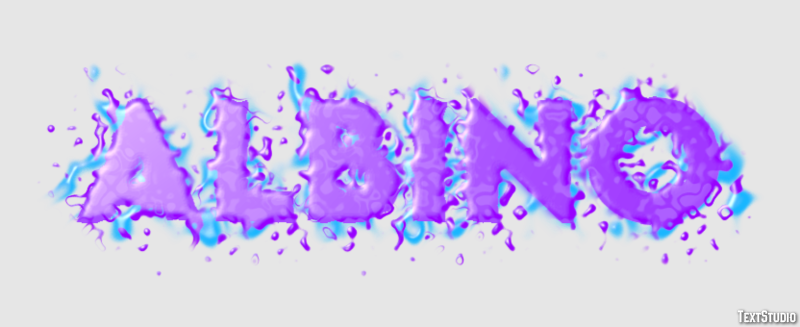 Albino Text Effect