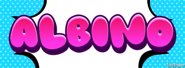 Albino Text effect