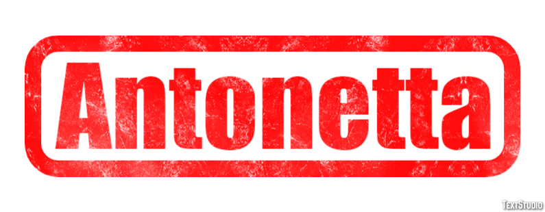 Antonetta Text effect