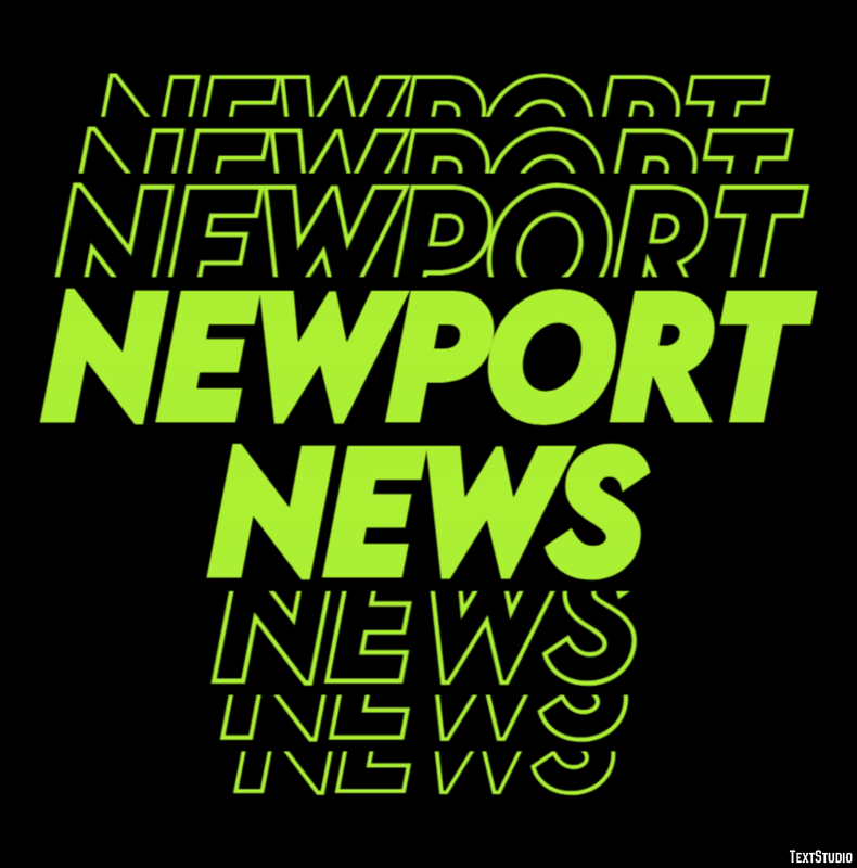Newport News Efekt tekstowy