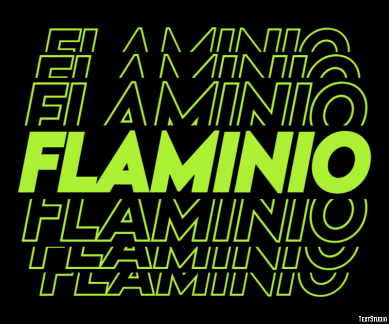 Flaminio Effetto testo