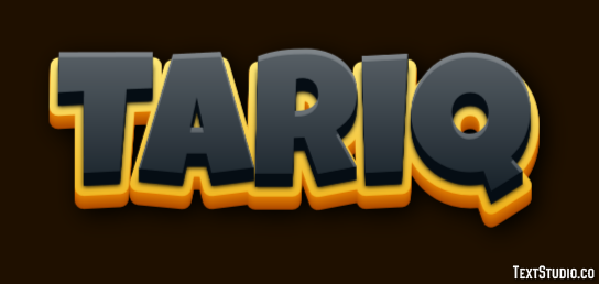 Tariq Text Effect