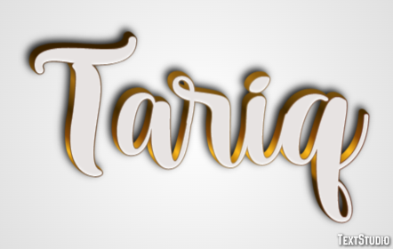 Tariq Text Effect