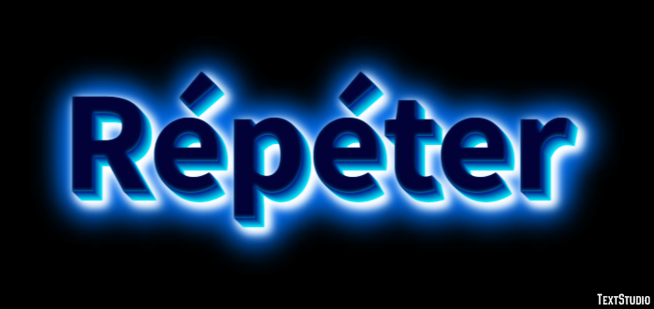 Répéter Effet de Texte
