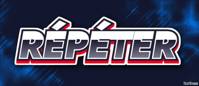 Répéter Effet de Texte