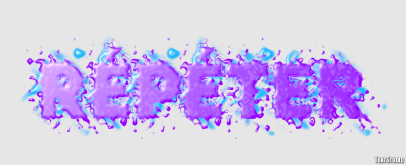 Répéter Effet de texte