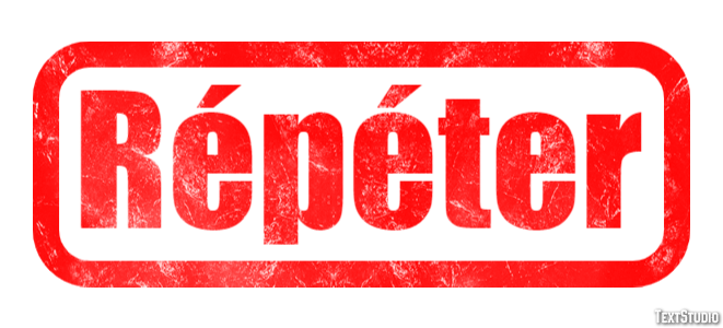 Répéter Effet de Texte