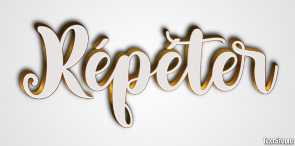 Répéter Effet de Texte