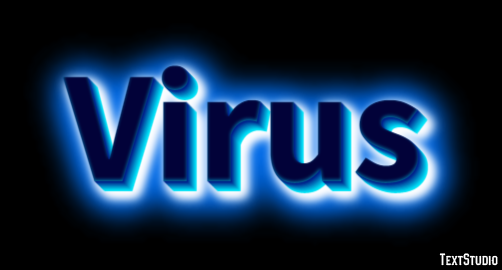 Virus Text Effect