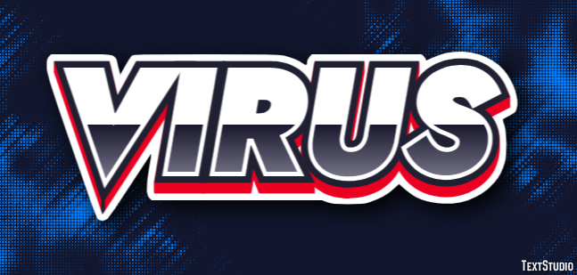 Virus Text effect