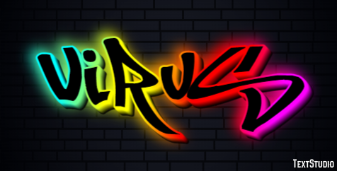 Virus Text Effect