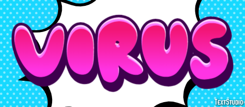 Virus Text Effect