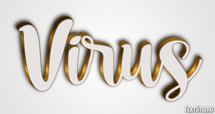 Virus Text Effect