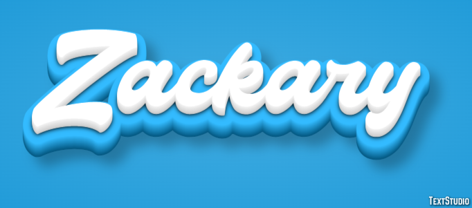 Zackary Text effect