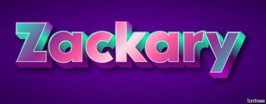Zackary Text Effect