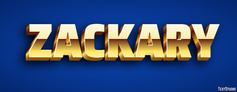 Zackary Text effect