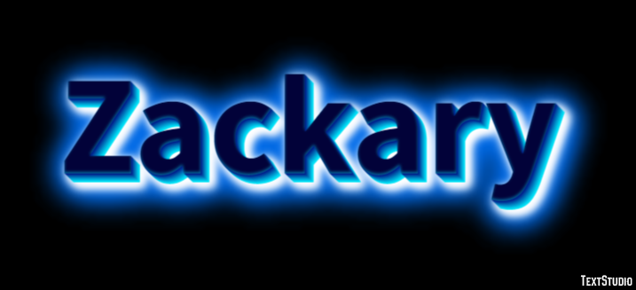Zackary Text Effect