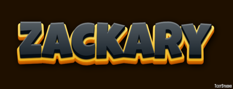 Zackary Text Effect