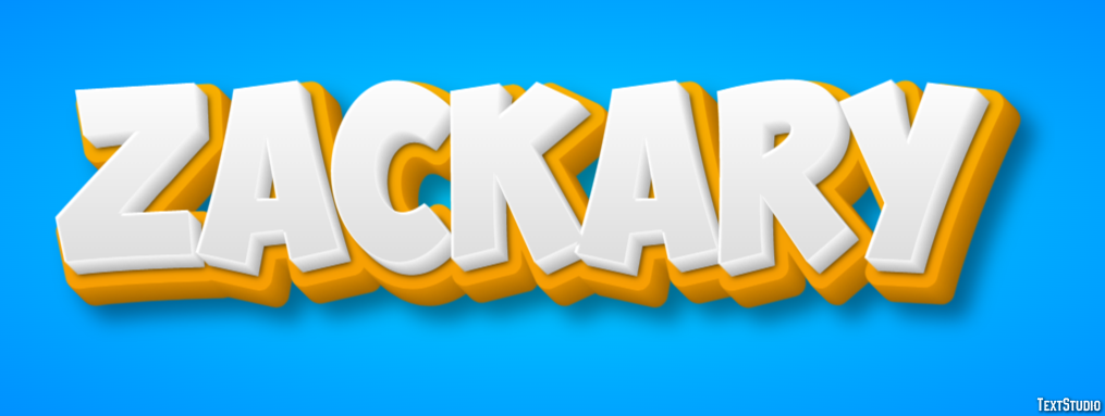 Zackary Text effect