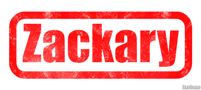 Zackary Text effect