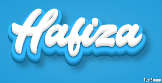 Hafiza Text Effect