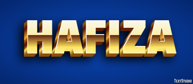 Hafiza Text Effect